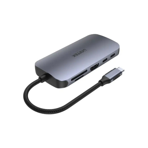 USB Hub Unitek D1071A Black Silver - HUB USB<<<Компютър Мрежи и компоненти<<<Компютри| Електроника<<<BigBuy&&&USB