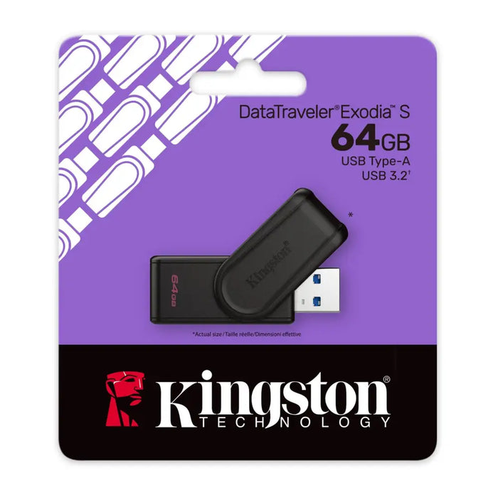 USB memory stick KINGSTON DataTraveler Exodia S 64GB - Памети USB<<<Памети<<<Компоненти<<<ALSO&&&USB