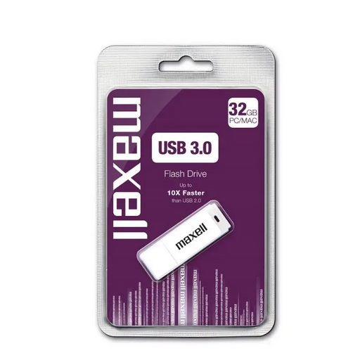 USB memory stick MAXELL Speedboat 32GB USB 3.0 white - USB памети<<<Компютърна периферия<<<ValiAPI