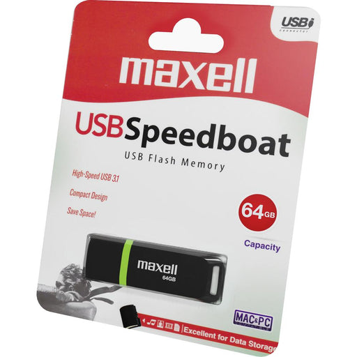 USB memory stick MAXELL SPEEDBOAT 64GB - USB памети<<<Компютърна периферия<<<ValiAPI