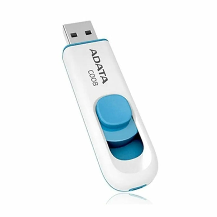 USB stick Adata AC008-32G-RWE 32 GB White Blue/White - Компютър Мрежи и компоненти<<<Компютри|