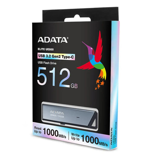 USB stick Adata AELI-UE800-512G-CSG 512 GB Black Silver - Компютър Мрежи и компоненти<<<Компютри|