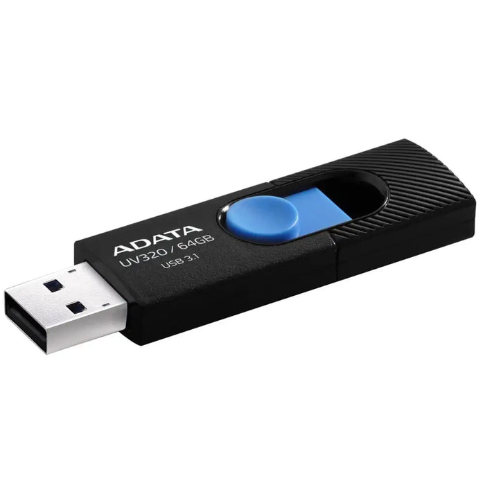 USB stick Adata UV320 64 GB Black/Blue - USB флаш устройства<<<Компютър Мрежи и компоненти<<<Компютри|