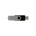 USB stick GoodRam UTS2 USB 2.0 Black Silver 8 GB (1 Unit) - USB флаш устройства<<<Компютър Мрежи и
