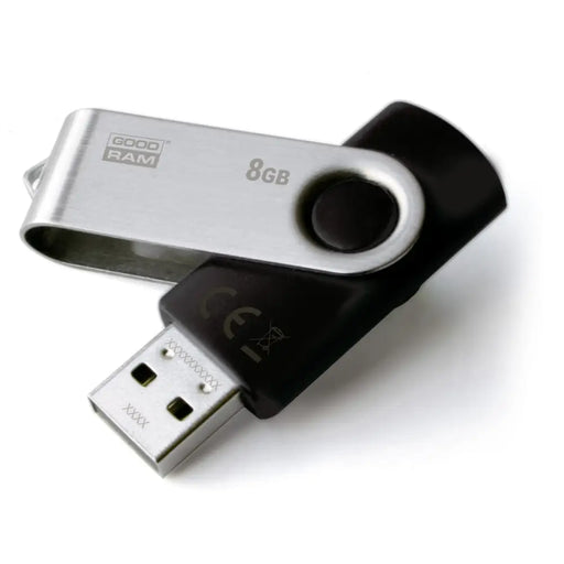 USB stick GoodRam UTS2 USB 2.0 Black Silver 8 GB (1 Unit) - USB флаш устройства<<<Компютър Мрежи и