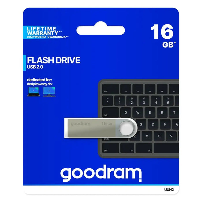 USB stick GoodRam UUN2 Silver 16 GB - USB флаш устройства<<<Компютър Мрежи и компоненти<<<Компютри|