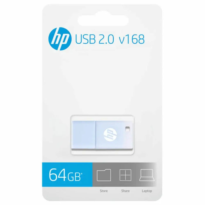 USB stick HP HPFD168B-64 Blue 64 GB - Компютър Мрежи и компоненти<<<Компютри| Електроника<<<BigBuy&&&USB флаш