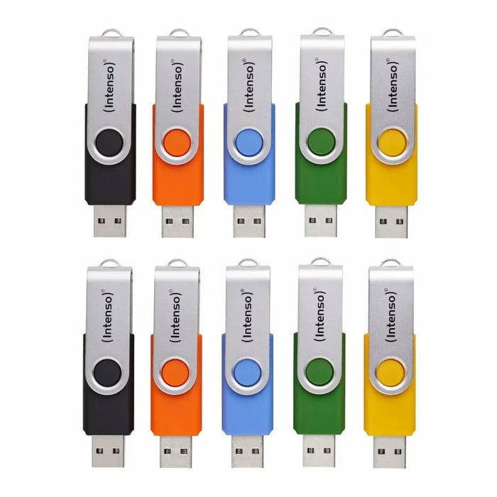 USB stick INTENSO Basic Line 16 GB 10 Units (10 Units) - Компютър Мрежи и компоненти<<<Компютри|