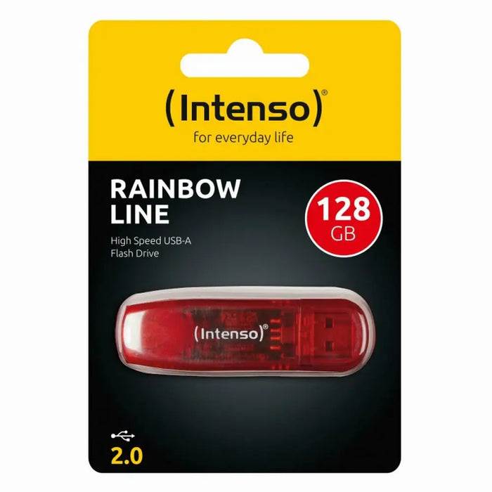 USB stick INTENSO Rainbow Line 128 GB - Компютър Мрежи и компоненти<<<Компютри| Електроника<<<BigBuy&&&USB флаш