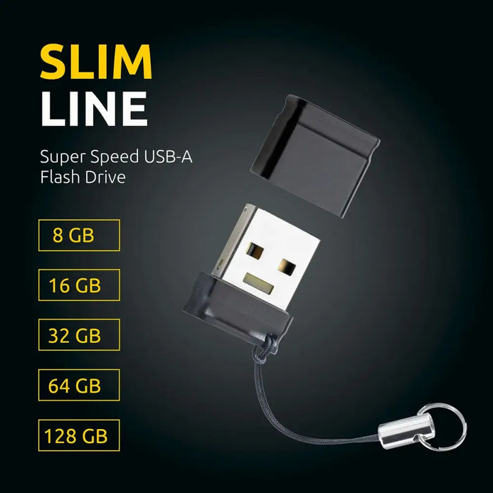 USB stick INTENSO Slim Line 32 GB Black - Компютър Мрежи и компоненти<<<Компютри| Електроника<<<BigBuy&&&USB флаш