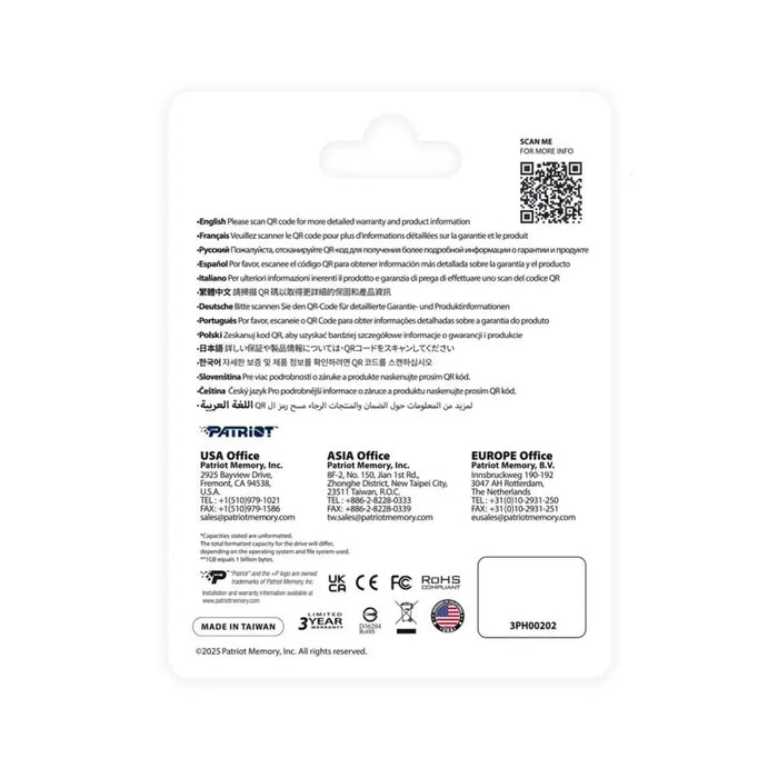 USB stick Patriot Memory PS64GT560DS5D Silver 64 GB - USB флаш устройства<<<Компютър Мрежи и компоненти<<<Компютри|