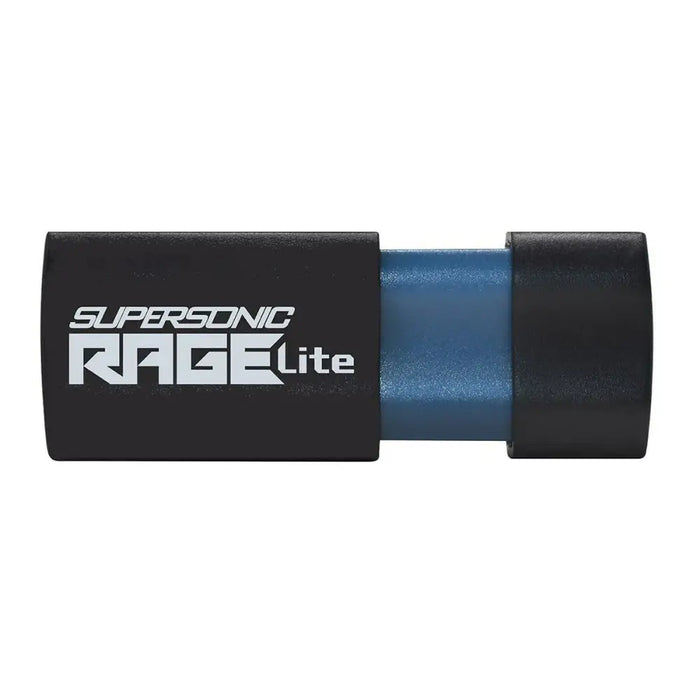 USB stick Patriot Memory Supersonic Rage Lite Black Black/Blue 64 GB - USB флаш устройства<<<Компютър Мрежи и