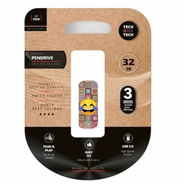 USB stick Tech One Tech TEC4403-32 32 GB Multicolour - Компютър Мрежи и компоненти<<<Компютри|