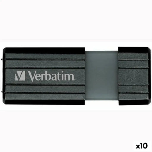 USB stick Verbatim STORE’N’GO PINSTRIPE Black 128 GB (10 Units) - Компютър Мрежи и компоненти<<<Компютри|