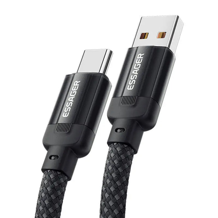USB to USB-C cable Essager EXCT-YS01-P 100W 1m (black) - USB to USB-C<<<USB cables<<<GSM Accessories<<<InnproXML