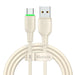 USB to USB-C Cable Mcdodo CA-4750 with LED light 1.2m (beige) - USB to USB-C<<<USB cables<<<GSM Accessories<<<InnproXML