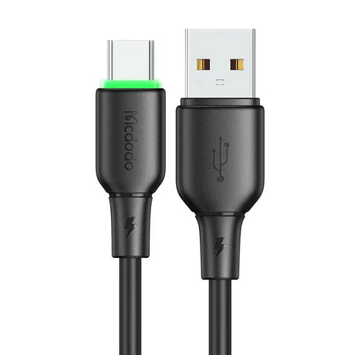 USB to USB-C Cable Mcdodo CA-4751 with LED light 1.2m (black) - USB to USB-C<<<USB cables<<<GSM Accessories<<<InnproXML