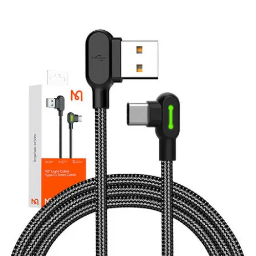 USB to USB-C cable Mcdodo CA-5280 LED 1.8m (black) - USB to USB-C<<<USB cables<<<GSM Accessories<<<InnproXML