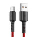 USB to USB-C cable VFAN X02 3A 1.8m (red) - USB to USB-C<<<USB cables<<<GSM Accessories<<<InnproXML