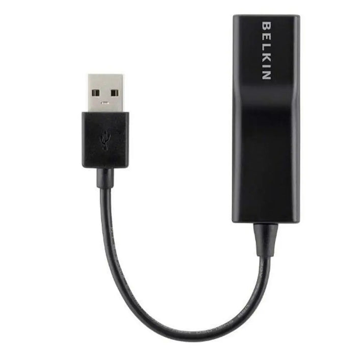 USB to Ethernet Adapter Belkin F4U047BT Black - Компютър Кабели и адаптери<<<Компютри| Електроника<<<BigBuy&&&Мрежови