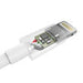 USB to Lightning cable Choetech IP0026 MFi,1.2m (white) - USB to Lightning<<<USB cables<<<GSM