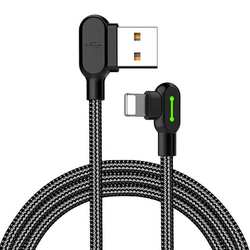 USB to Lightning cable Mcdodo CA-4673 angled 1.8m (black) - USB to Lightning<<<USB cables<<<GSM Accessories<<<InnproXML