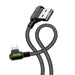 USB to Lightning cable Mcdodo CA-4679 angled 3m (black) - USB to Lightning<<<USB cables<<<GSM Accessories<<<InnproXML