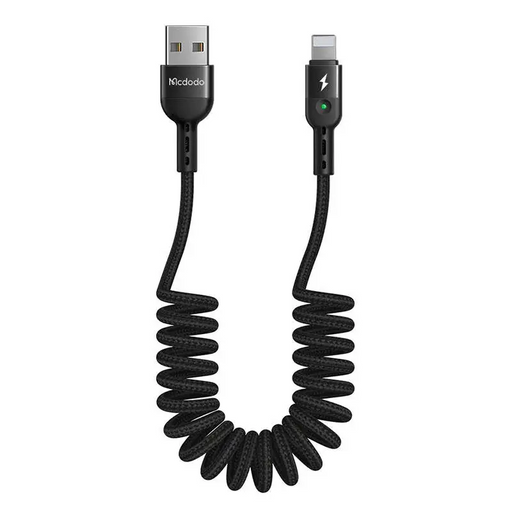 USB to Lightning Cable Mcdodo CA-6410 Spring 1.8m (Black) - USB to Lightning<<<USB cables<<<GSM Accessories<<<InnproXML