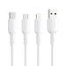 USB to Lightning cable VFAN Colorful X11 3A 1m (white) - USB to Lightning<<<USB cables<<<GSM Accessories<<<InnproXML