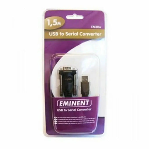 USB to Serial Port Cable Ewent EW1116 (1 Unit) - Адаптери<<<Компютър Кабели и адаптери<<<Компютри| Електроника<<<BigBuy