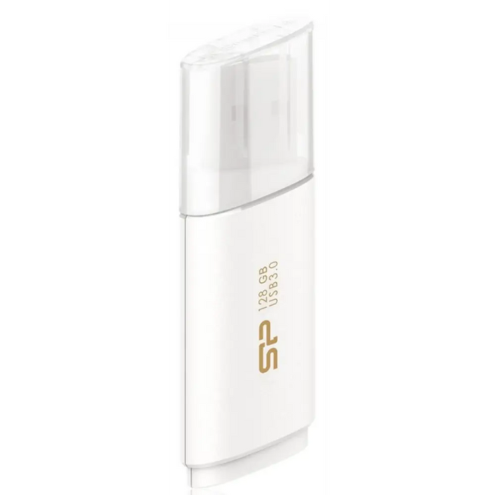 USB3.2 Silicon Power 128GB Blaze B06 SP128GBUF3B06V1W White - Флаш памети<<<Периферия<<<Компютри и периферия<<<TechMart