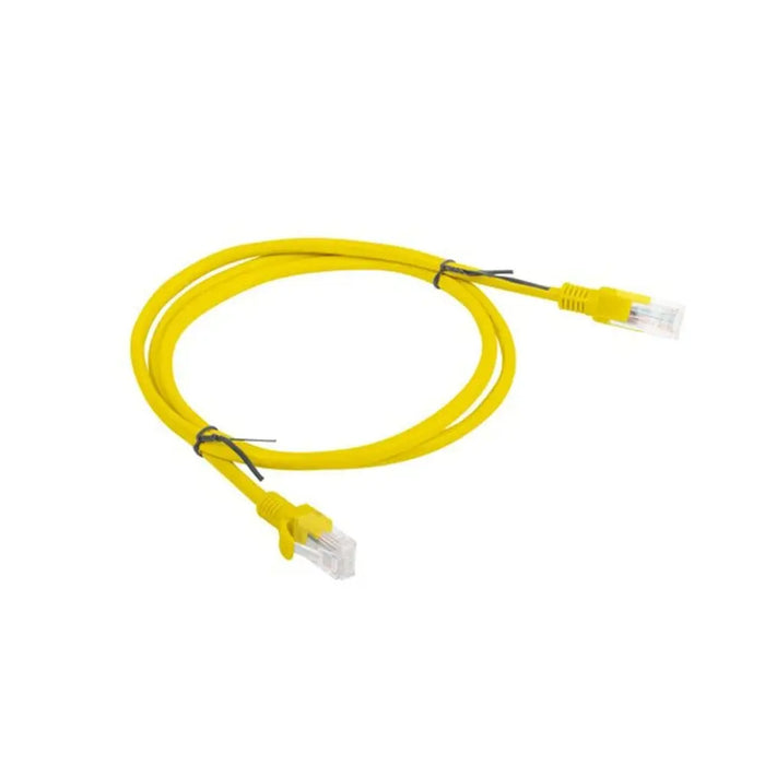 UTP Category 5e Rigid Network Cable Lanberg PCU5-20CC-0100-Y Yellow 1 m - Мрежови кабели<<<Компютър Кабели и