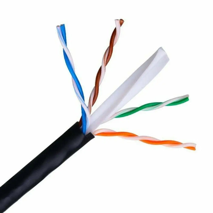 UTP Category 6 Rigid Network Cable Aisens A135-0263 Black 100 m - Компютър Кабели и адаптери<<<Компютри|