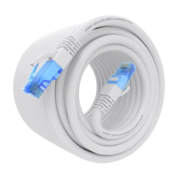 UTP Category 6 Rigid Network Cable Aisens A135-0827 White 15 m - Компютър Кабели и адаптери<<<Компютри|