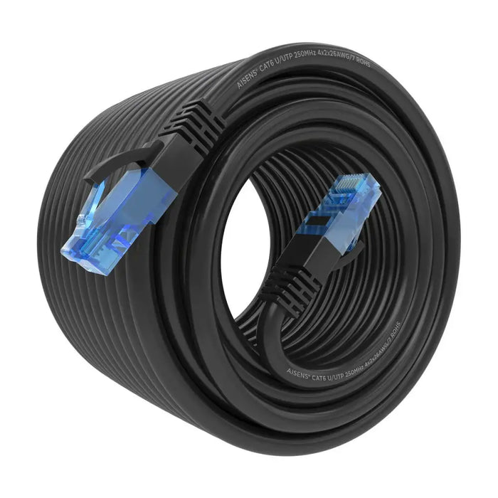 UTP Category 6 Rigid Network Cable Aisens A135-0851 Black 15 m - Компютър Кабели и адаптери<<<Компютри|