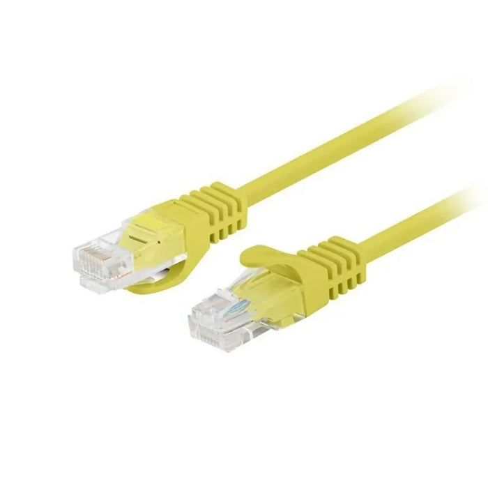 UTP Category 6 Rigid Network Cable Lanberg PCU6-20CC-0025-Y Yellow 25 cm - Мрежови кабели<<<Компютър Кабели и