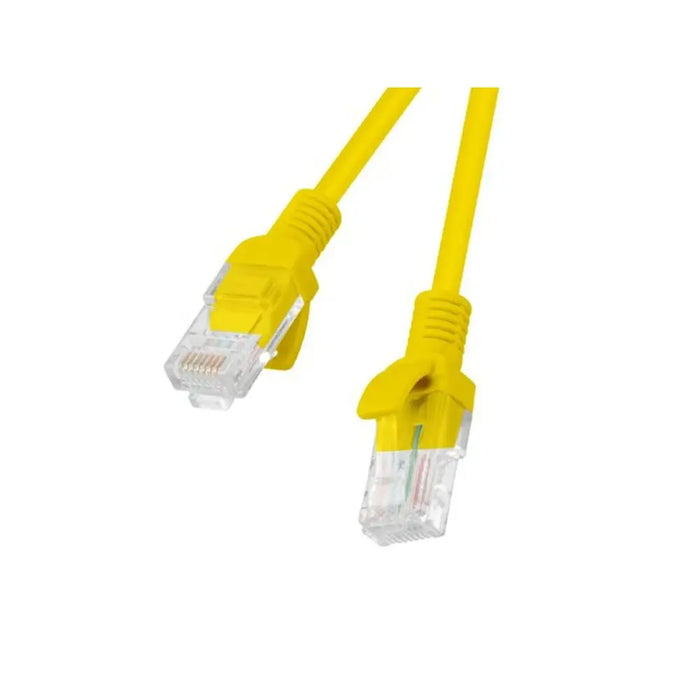 UTP Category 6 Rigid Network Cable Lanberg PCU6-20CC-0050-Y Yellow 50 cm - Мрежови кабели<<<Компютър Кабели и