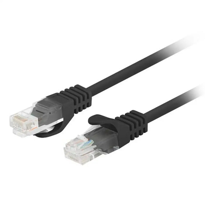 UTP Category 6 Rigid Network Cable Lanberg PCU6-20CC-0200-BK Black 2 m - Мрежови кабели<<<Компютър Кабели и