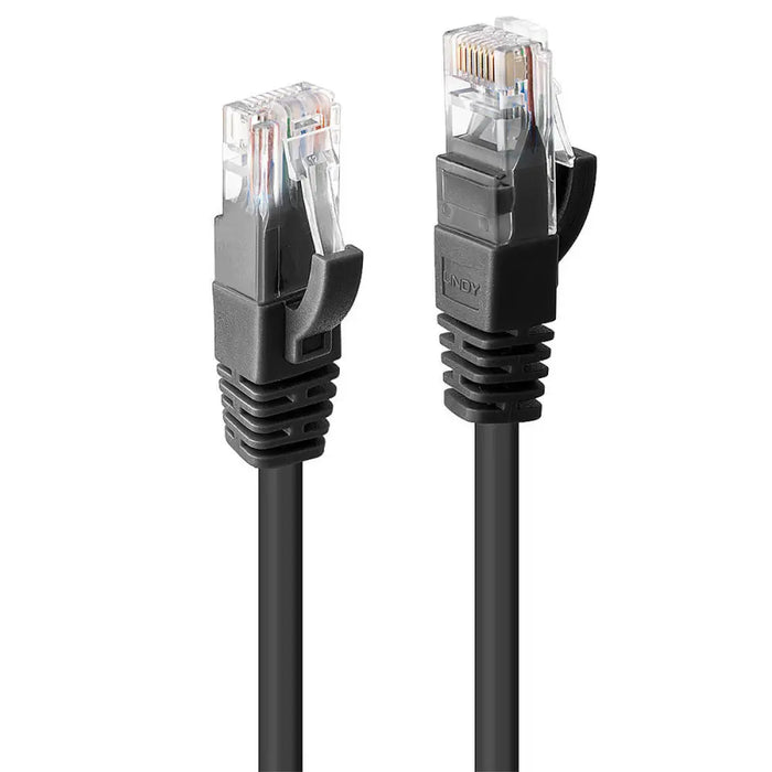 UTP Category 6 Rigid Network Cable LINDY 48077 Black 1 m 1 Unit - Компютър Кабели и адаптери<<<Компютри|