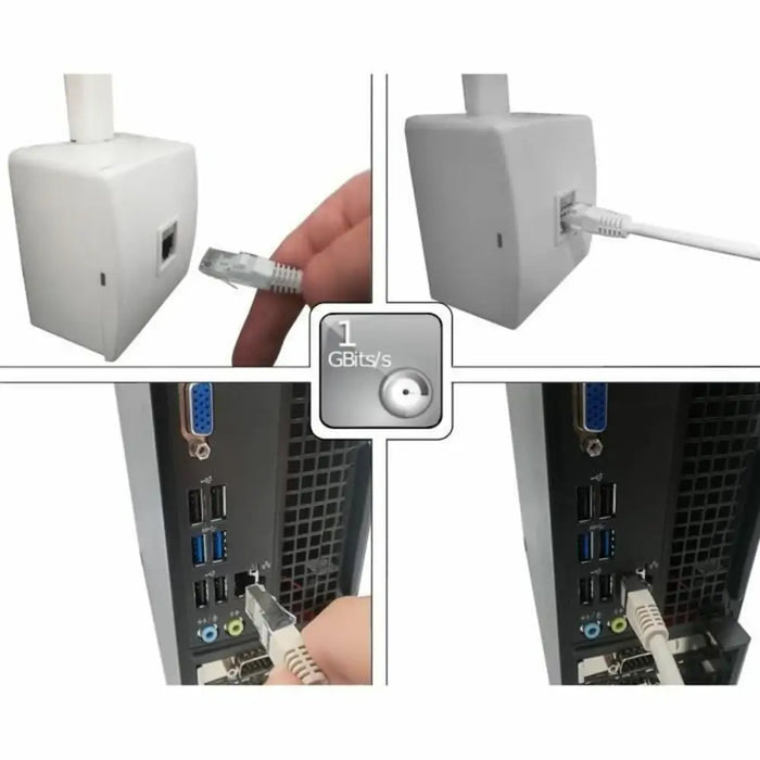 UTP Category 6 Rigid Network Cable Lineaire White 5 m - Компютър Кабели и адаптери<<<Компютри|