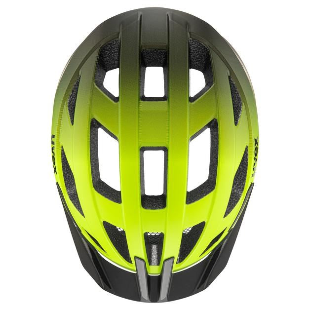 UVEX I-vo 2 Cycling Helmet 60–64 cm, Neon Yellow/Black Matt