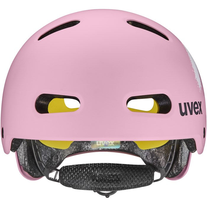 UVEX Kid 4 Style MIPS kids’ cycling helmet, spray strawberry matt