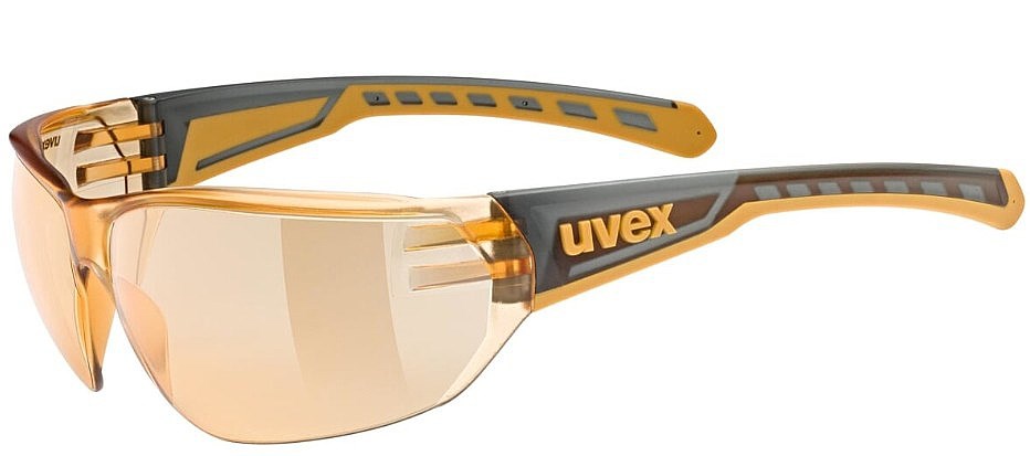 UVEX Equate cycling glasses Smoke/Orange