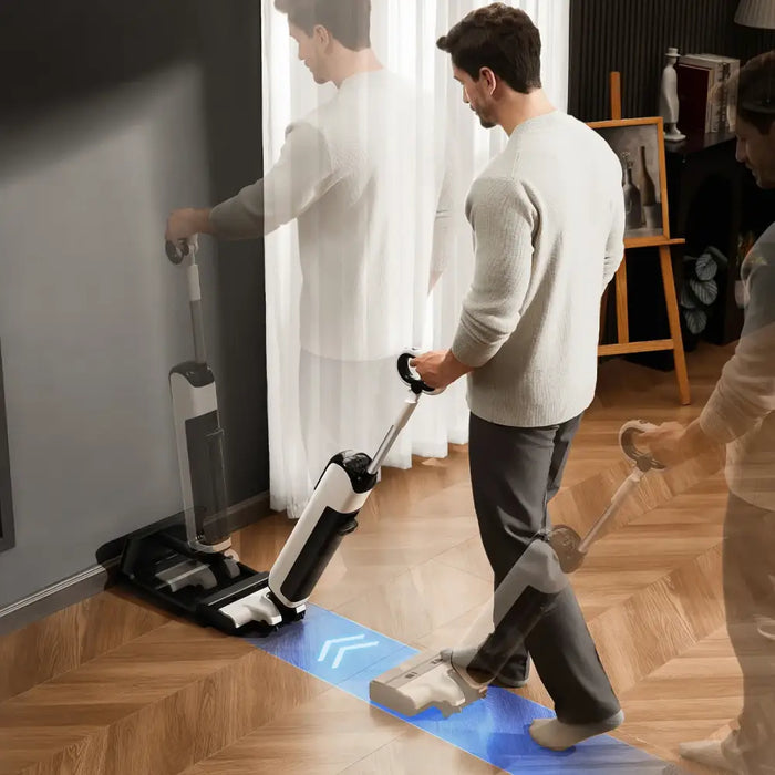 UWANT D700 Upright Vacuum Cleaner with Mopping Function and Charging Station - White - Household appliances<<<HurtelXML