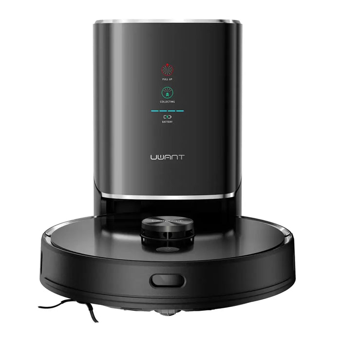 UWANT U100 Robot Vacuum Cleaner with Mop Function + Charging/Cleaning Station - Black - Household appliances<<<HurtelXML