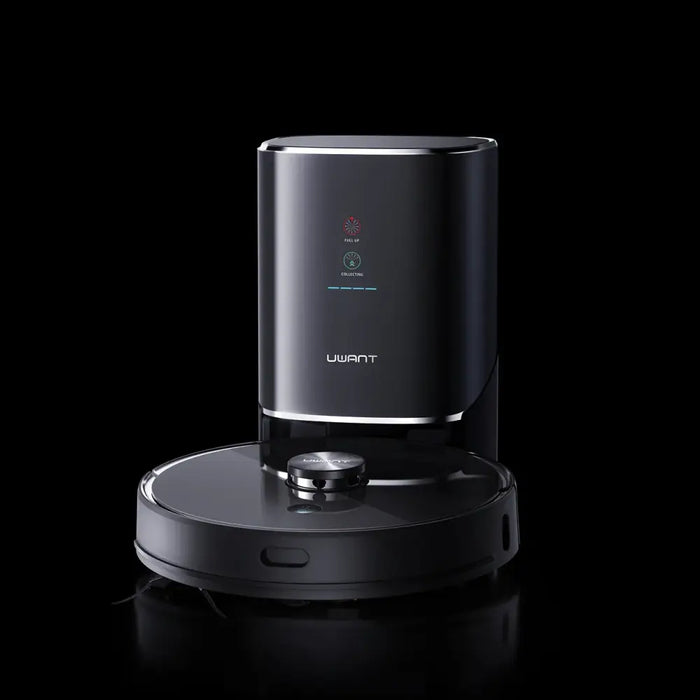 UWANT U100 Robot Vacuum Cleaner with Mop Function + Charging/Cleaning Station - Black - Household appliances<<<HurtelXML