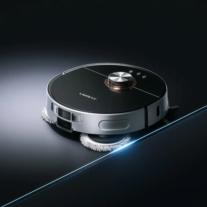 UWANT U200 Pro Robot Vacuum Cleaner with Mop Function + Charging/Cleaning Station - Gray - Household