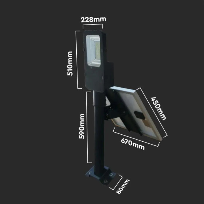 V-TAC 50W LED Solar Street Light 4000K HYBRID - HalogensOSW-HAL<<<LightingOSW<<<ActionPL&&&LED street