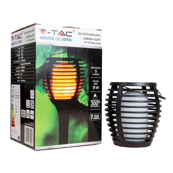 LED SOLAR GARDEN LIGHT 4 IN 1 WALL/HANGING/STANDING 0.4W V-TAC