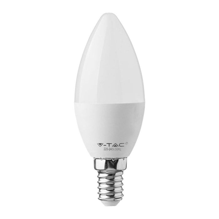 LED BULB E14 7W 3000K 600LM CANDLE V-TAC